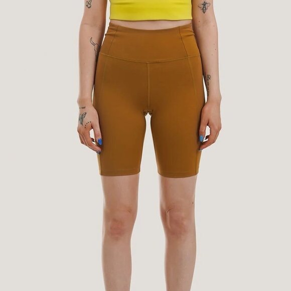 GIRLFRIEND Collective Saddle High Rise Bike Short - Picture 2 of 7